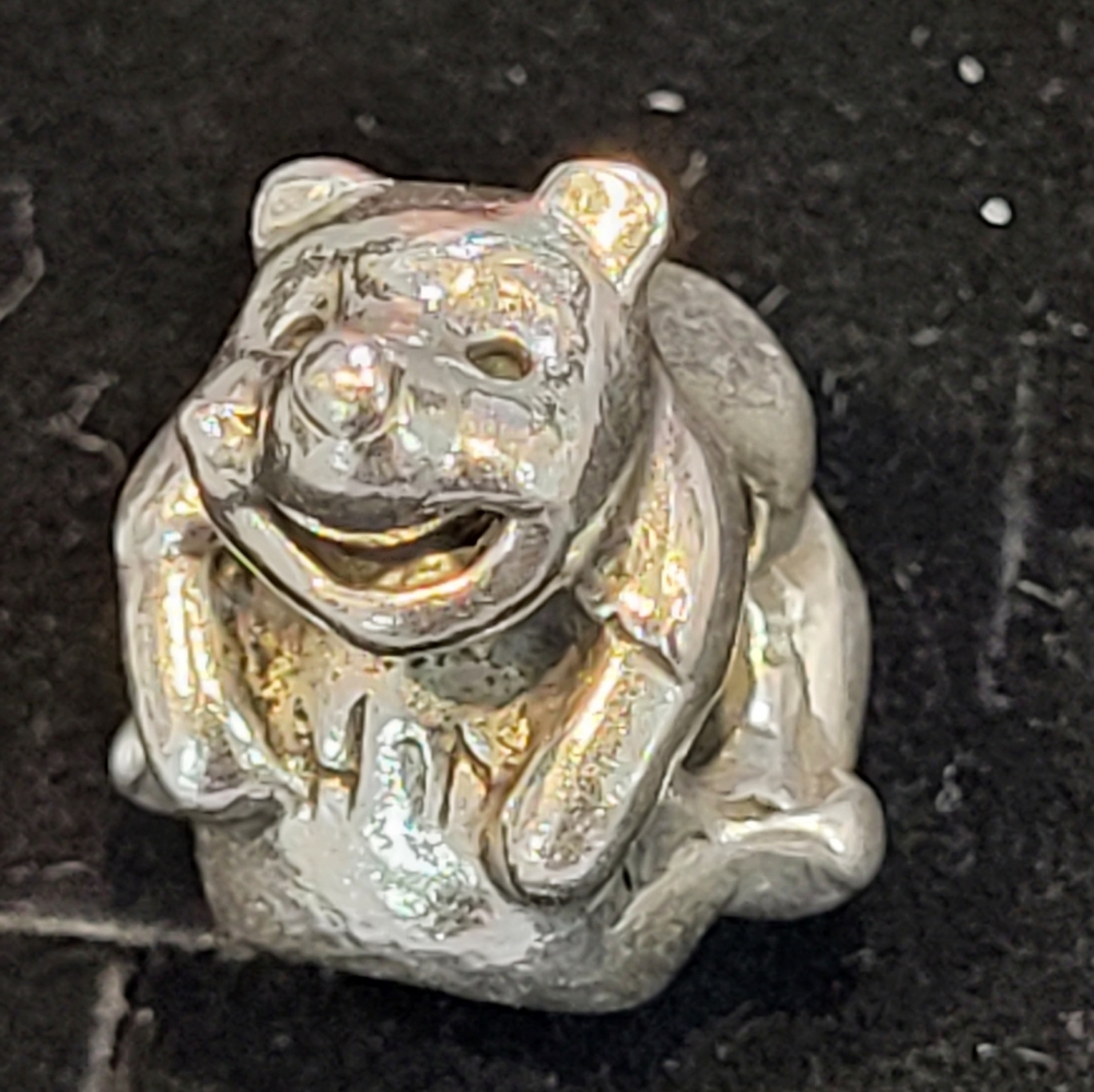 Chamilia PoohBear Charm (Iike Pandora) 925 sterling silver